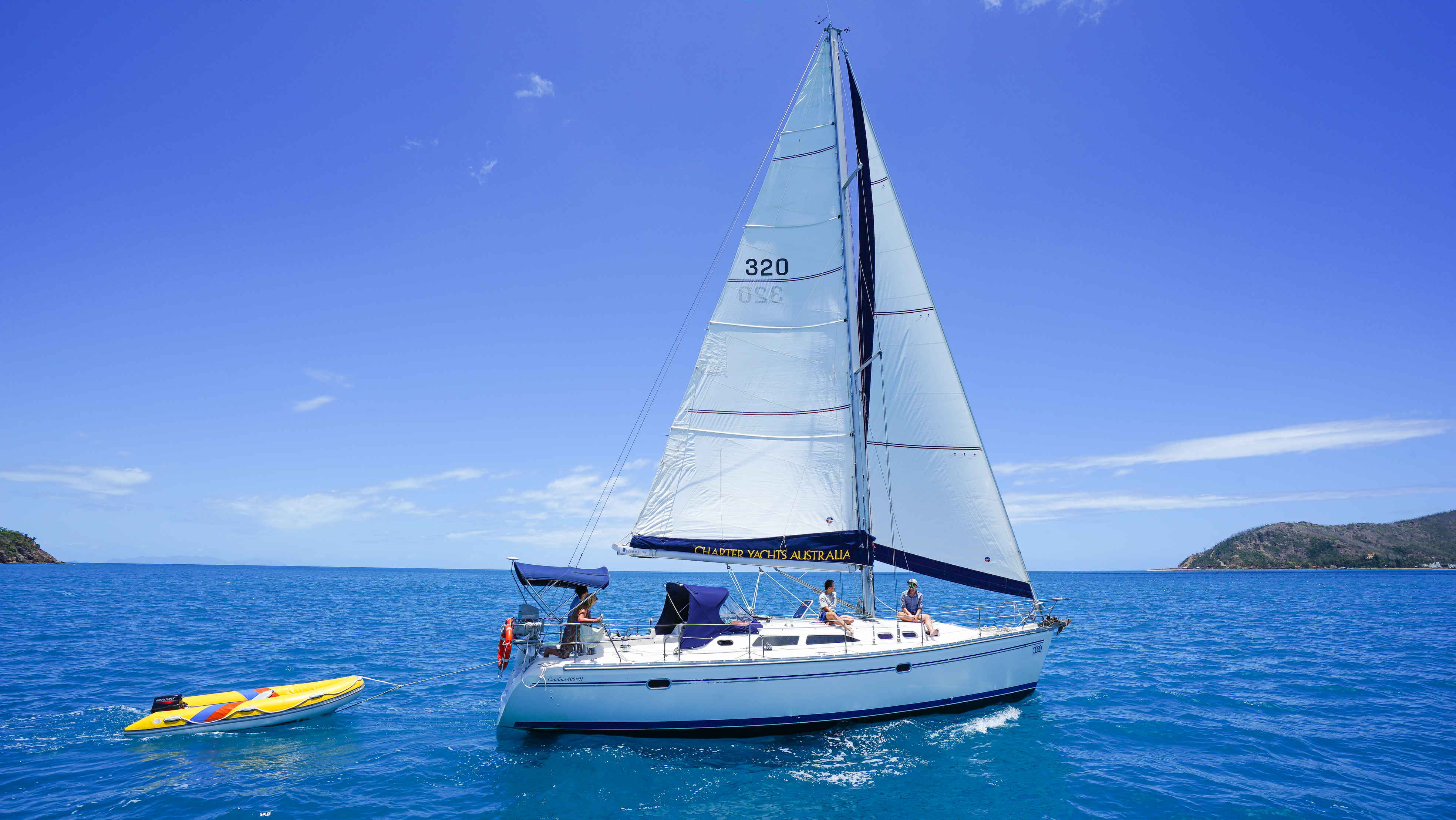 Charter Yacht Australia's Satori Yacht Sailing the Whitsunday Islands