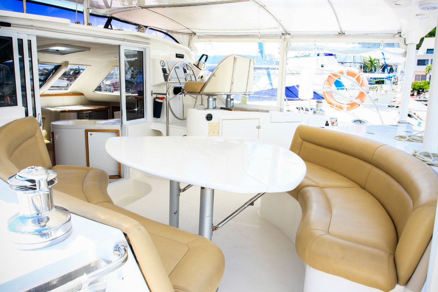 Karma Kat Montebello 1250 Sailing Catamaran Lounge Area