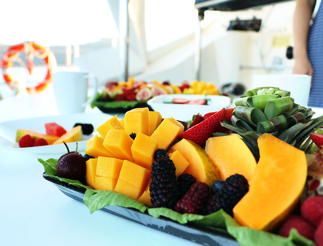 Whitsunday Yacht Chater Food and Provisioning Fruit Platter